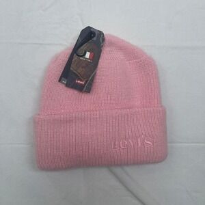 Levi's pink beanie